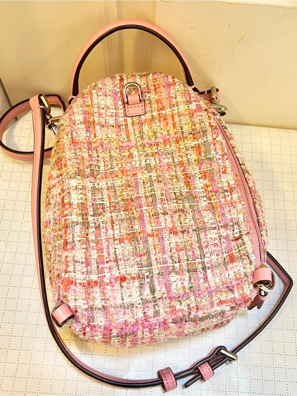 Authentic Kate Spade Briar lane quilted tweed mini bag